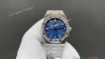Audemars Piguet Royal Oak 33mm Swiss ETA Quartz Movement Blue Face Diamond Bezel Watch